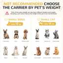 Lekereise Top-Expandable Pet Carrier 18x13x9.5 Inch Southwest Frontier Airline Approved Soft Sided Underseat to 15lbs Travel Carriers for Small Cats Dogs with Locking Safety Zippers Anti-Scratch Mesh