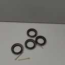 RV MURTS 4pcs Trailer Axle Hub Wheel Grease Seals ID 1.719" x OD 2.565" Double Lip Grease Seals with 4pcs Cotter Pins for 3500lb #84 Lube Axle, 171255TB, 010-019-00 Dexter, 473336, Spindles Hub Wheel