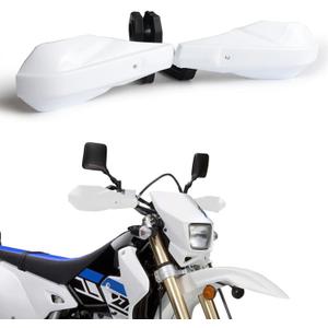 AnXin Motorcycle Handguards 7/8" and 1 1/8" Hand Guard Handlebar Protection Universal for TX125 FE 701/SM 501/S 450 350/S 250 TE 150 250/i 300/i FC 250 350 450 Dirt Pit Bike ATV White