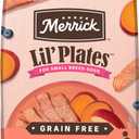 Merrick Lil Plates Premium Grain Free Dry Dog Food for Small Dogs, Real Salmon and Sweet Potato Kibble - 4.0 lb. Bag (4 Pound (Pack of 1))