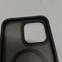 TORRAS Magnetic for iPhone 15 Pro Max Case Compatible with MagSafe, MIL-STD-810G Military Grade, Slim Translucent Phone Case iPhone 15 Pro Max Shockproof Anti-Scratch 6.7", Matte Black