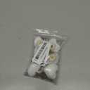 Qjaiune 6pcs Ceramic Cabinet Drawer Knobs, White Heart Shaped Dresser Knobs, Cute Vanity Pull Handles for Kids, Girls, Children's Bedroom