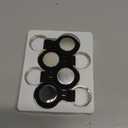 4 Pack Tracker Tags [Apple MFi Certified] Bluetooth Air Tracker Pair with Apple Find My (iOS Only) Smart Tracking Tags Keys Finder Item Locator Worldwide Tracker for Pets Backpack Wallet Dogs Luggage