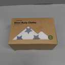 Organic Burp Cloths Baby Boy, Girl - 6-Pack Large 100% Cotton Burping Cloths for Babies, Spit Up Rags, Super Absorbent, Ultra Soft Newborn Rag, Gender Neutral, Machine Washable, Durable (Constellation)