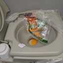 YITAHOME 2.6 Gallon Portable Toilet for Camping, RV Travel Potty with Press Flush Pump, Anti-leak Seal Ring for Travel, Boating, Hiking, Trips