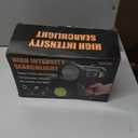 MIXILIN Rechargeable Spotlight, 2,000,000 Lumens Handheld Hunting Flashlight Led Spot Light with Cob Light and Solar Panels, Lightweight and Super Bright Spotlight for Hunting Boating Camping