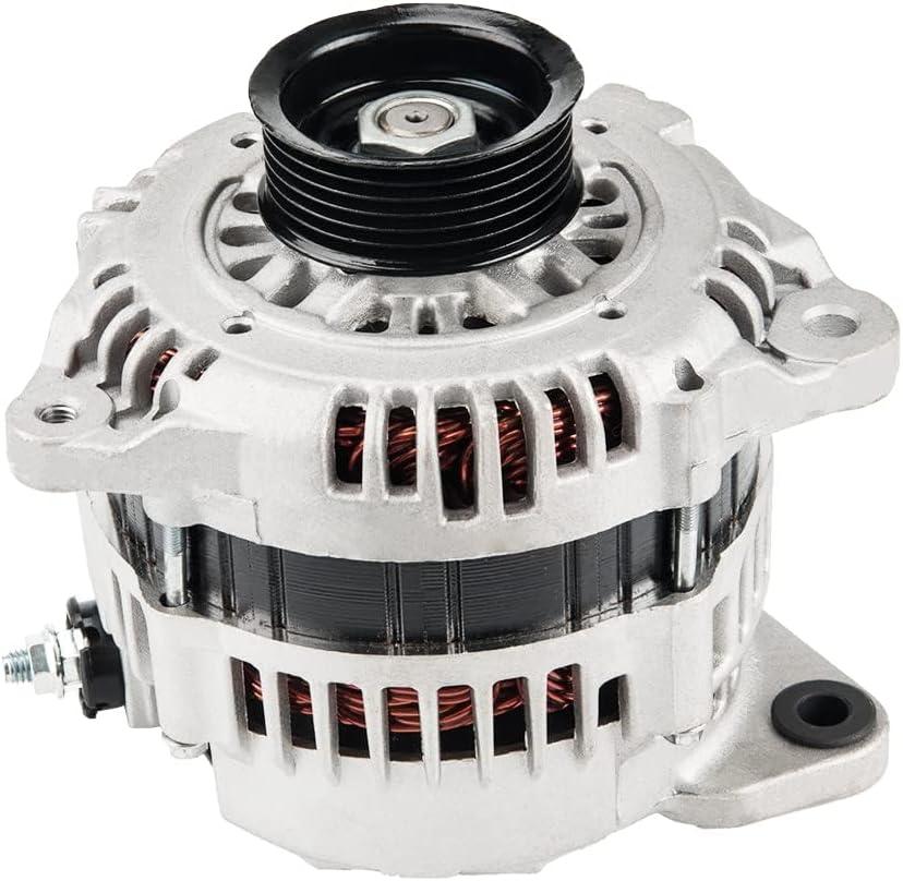 KAX 120 AMP Alternator 11017 Compatible With Nissan 2004-2008 Maxima Replace 11017N, 231007Y020, 2650031, 11017, TG12C014 (23cm*18cm*16cm)