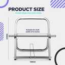 Hicarer Durable Single Axle Cable Caddy 13 x 16 Inch Wire Spool Rack Holder Commercial Industrial Steel Wire Rack Dispenser for Cable Reels Dispenser up to 100 lb Capacity