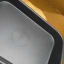 Extra Large Litter Box with High Sides 23.23" Lx16.54 Wx4.33 H, ABS Low Entry Senior Litter Pen Jumbo Pet Safe Litter Boxes Tray for Kittens to Senior Cat, Elderly and Fat Cat (Black)