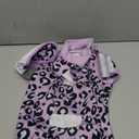 Kuoser Dog Recovery Suit for Dogs After Surgery,Professional Surgical Onesie for Female Male Dogs Spay Neuter,Soft Dog Surgery Suit Bodysuit for Abdominal Wounds Skin Disease,Purple Leopard M (Medium (Back: 13.4" - 16.1"; Weight: 14 - 25LB))