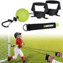 Hikeen Baseball Batting Trainer,Hitting Practice Equipment with 20m Rope,Outdoor Level Rebound Swing Trainer for All Age