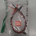 2 Pack Adjustable Zip Tie Lock with 3-Digit Combination for Helmet, Bike Rack, Motorcycle, Skateboard, Luggage, Skis, French Door, Stroller & Cabinet, Lightweight Bicycle Lock