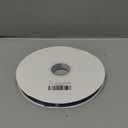 MEEDEE Blue Ribbon 3/8 Inch Smoke Double Faced Satin Silk Dusty Wedding Ribbon for Gift Wrapping, Hair, Lei Making, Card Making, 100 Yards