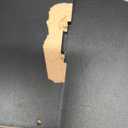 WOPITUES Floating Shelves for Wall 24 inch with Cube Shelf, Wall Shelves with Metal Rail for Decor, Bathroom Organizers and Storage, Over Toilet Shelves for Bathroom, Toilet Paper-Black (23.6 inch)