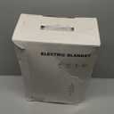 Butizone Heated Throw Blanket with Sleeves, Wearable Electric Blanket with Foot Pocket, 6 Adjustable Heat Settings, 70 * 50", Cozy Flannel and Sherpa, Wine Red