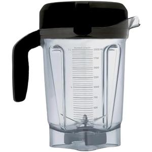 Blender Pitcher 64oz Low-Profile, Compatible with Vitamix 750 5000 5200 5000 6300 7500 Vm0102 Vm0103 Vm0197 E310 Classic/Commercial/Professional Series etc Blender, Blender jar cup
