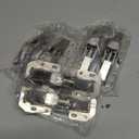 BESTEEL 24 Pack Hidden Hinges Soft Close Surface Mount Kitchen Cabinet Hinges, Concealed Cabinet Hinges for Cabinet Doors Frameless,No Pre-drilled for Kitchen Cupboard, Surface Mount Hinges