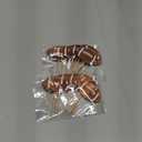 24pc Glitter Football Cupcake Toppers for Football Party, Baby Shower Decorations