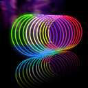 Glow Fever Glow Sticks Bulk 100ct 22'' Glow Necklaces with Connectors, Neon Light Sticks for Party Festivals Raves Concert Birthday Wedding, Tri-color