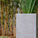 Kante 28" H Square Natural Concrete/Fiberglass Indoor Outdoor Modern Seamless Tall Planter, 14"W x 14"L x 28"H