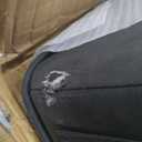 Faux Leather Sleeper Loveseat Futon Sofa Bed with Cup Holders, Button Tufted Folding Convertible Love Seat Lounge Sofabed Reversible Daybed with Pillow Armrests, Metal Legs for Living Room Apartment