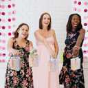 Cheerland Floral Party Favor Bags Gift Bag Colorful Daisy Flower Paper Goodie Pastel Candy for Wildflower Tea Party Baby Shower Girls Birthday Fairy Garden Suppliens Vivid Favors Pack of 8