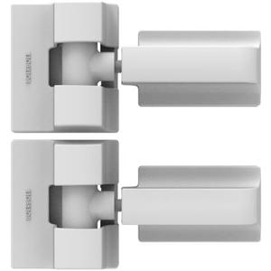 Barrette Outdoor Living Heavy-Duty Modern Hinge, White