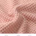 MEROKEETY Women's Summer Tank Top Casual Beach Vacation Sleeveless Spaghetti Strap Waffle Camisole Shirt (Pink, XL)