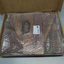 S&H Kaide Vinyl Record Storage, Rustic Record Holder,Record Crates for Vinyl, Pine Wood & Metal Record Box for Display, 60-Record Capacity LP Album Organizer