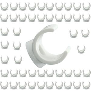 50pcs PEX Clamp 3/4 Inch Pipe Clamps, PVC Pipe Holder PEX Pipe Hangers for Water Pipes, Tubing, Hose Support Clamp Clip