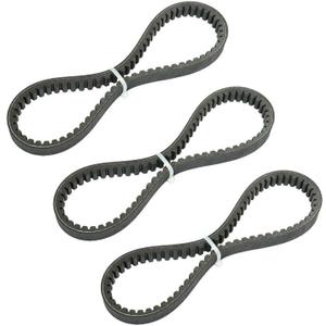 BLACKHORSE-RACING 3Pcs Go Kart Drive Belt 725, Drive Belt Clutch Belt for Hammerhead Trailmaster Mid Karts, 725 Belt for 30 Series Torque Converter Belts
