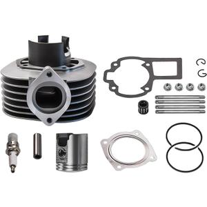 maXpeedingrods 11210-40B01 80cc Cylinder Piston Gasket Top End Kit for Suzuki Quadsport LT80 1987-2006 for Kawasaki KFX80 03-06