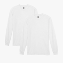 Gildan Adult Heavy Cotton Long Sleeve T-Shirt, Style G5400, 2-Pack XL