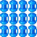12 Pcs Trampoline Caps - 1 Inch Diameter Enclosure Net Pole Caps & Replacement Poles for Safety Accessories