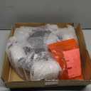 Masupu Drink Table, Round Side Table for Small Spaces, Pedestal Small End Table with Metal Base, for Living Room, Bedroom, Bathroom, Rustic Brown