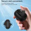 SURITCH Case for Loop Earplugs, Portable Storage Container for Earplugs & Accessories, Black