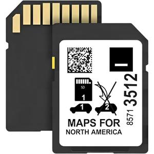 85713512 Navigation System SD Card Update | Fits Colorado 2019-2023, XT4 2019-2023, XT5 2020-2024, Sierra 2019-2022 | USA CA MEX Maps