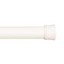 Kenney KN607S/87 Twist & Fit No Tools Spring Tension Stall Shower Curtain Rod with Non-Slip, Non-Scratch Ends, 24-38" Adjustable Length, Easy Install, Cream, 1" Diameter Rust Resistant Steel Tube