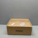 7 code Large Clear Shoe Boxes OrganizerThicker Material Stronger Shoe Box with Magnetic Door, Stackable Shoe Storage Box for Closet, Foldable Space-Saving Storage Bins Shoe Cabinet, White 9 Pack