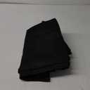 NICETOWN Pitch Black Solid Thermal Insulated Grommet Blackout Curtains/Drapes for Bedroom Window (2 Panels, 42 inches Wide by 63 inches Long, Black)