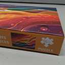 Puzzles for Adults 500 Pieces, Colorful Wall Art Jigsaw Puzzles -ChromaFlow Whispers, Impossible Puzzle for Rainbow Wall Decor