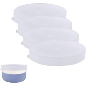 Elk and Friends Kids Porcelain Bowl Silicone Lids | Lids Only | Microwave & Dishwasher Safe