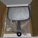 PROTECLE Hand Mirror, 10.3" L x 7.4" W Salon Barber Hairdressing Handheld Mirror with Handle, Square Black