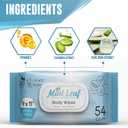 2 x XL Adult Body Wipes - No Rinse Shower & Incontinence Bath Wipe, 11x9 Cleansing Washcloths with Aloe Vitamin E, Hypoallergenic Disposable Wipes for Adults, Seniors, Gym & Travel - 4 Packs + 18 Singles