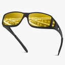 Night Driving Glasses for Men Women, Night Vision Glasses Fit Over Glasses Sunglasses Polarized HD Lens