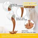 Jetec 2 Pcs Floating Coffee Cup Mug Sculpture Mini Spilling Pouring Coffee Cup Sculpture Accessories Funny Art Decoration for Home Office Kitchen, Present for Coffee Lover