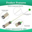 Upgraded WA45T3400AW WA45T3400AV WA40A3005AW WA44A3405AP WA44A3405AV Washer Suspension Rods, Fit for Samsung Washer WA41A3000AW WA45T3400AP WA45N3050AW WA44A3405AW