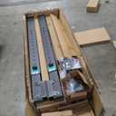 ONKRON Mobile TV Stand on Wheels for 50-100 Inch Screen, max Load 286 lbs, Height Adjustable, Tilting, Portable Stand, max VESA 1000x600, Tall Heavy Duty TV Cart Rolling TV Stand with Shelf Black