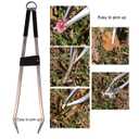Long Trash & Garbage Picker Grabber Tool,Lightweight Aluminium & Rustproof,Litter Pick Up Stick,Trash Tong, Reaching Assist Tool, Garden Nabber Plogging