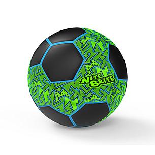 Baden S140G-3004-P4 Nitebrite - Soccer Size 5 BK/LT GN - S140G-3004-P4
